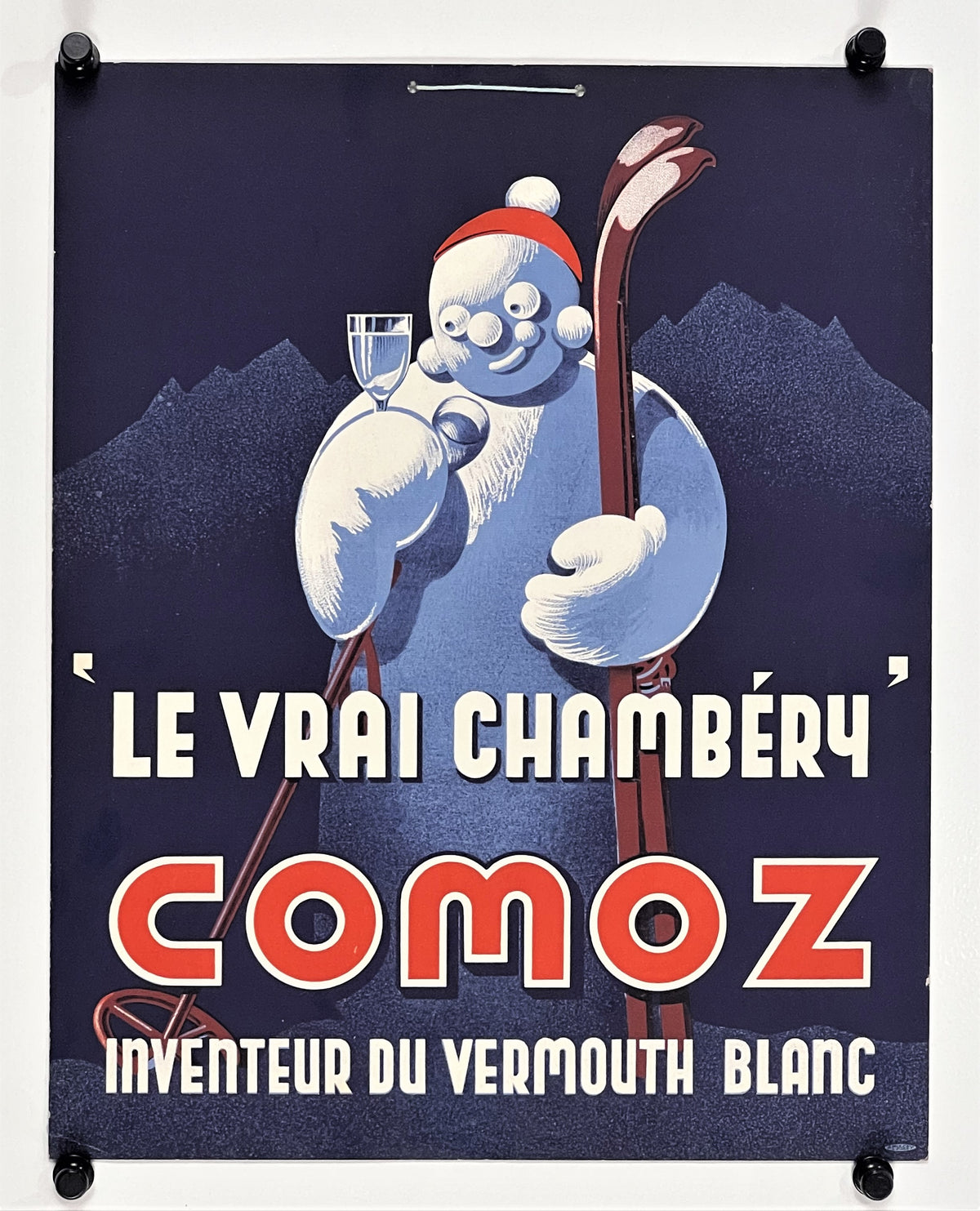 Le Vrai Chambery - Authentic Vintage Window Card
