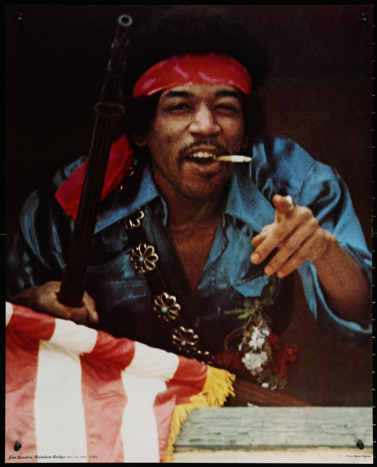 Jimi Hendrix - Authentic Vintage Poster