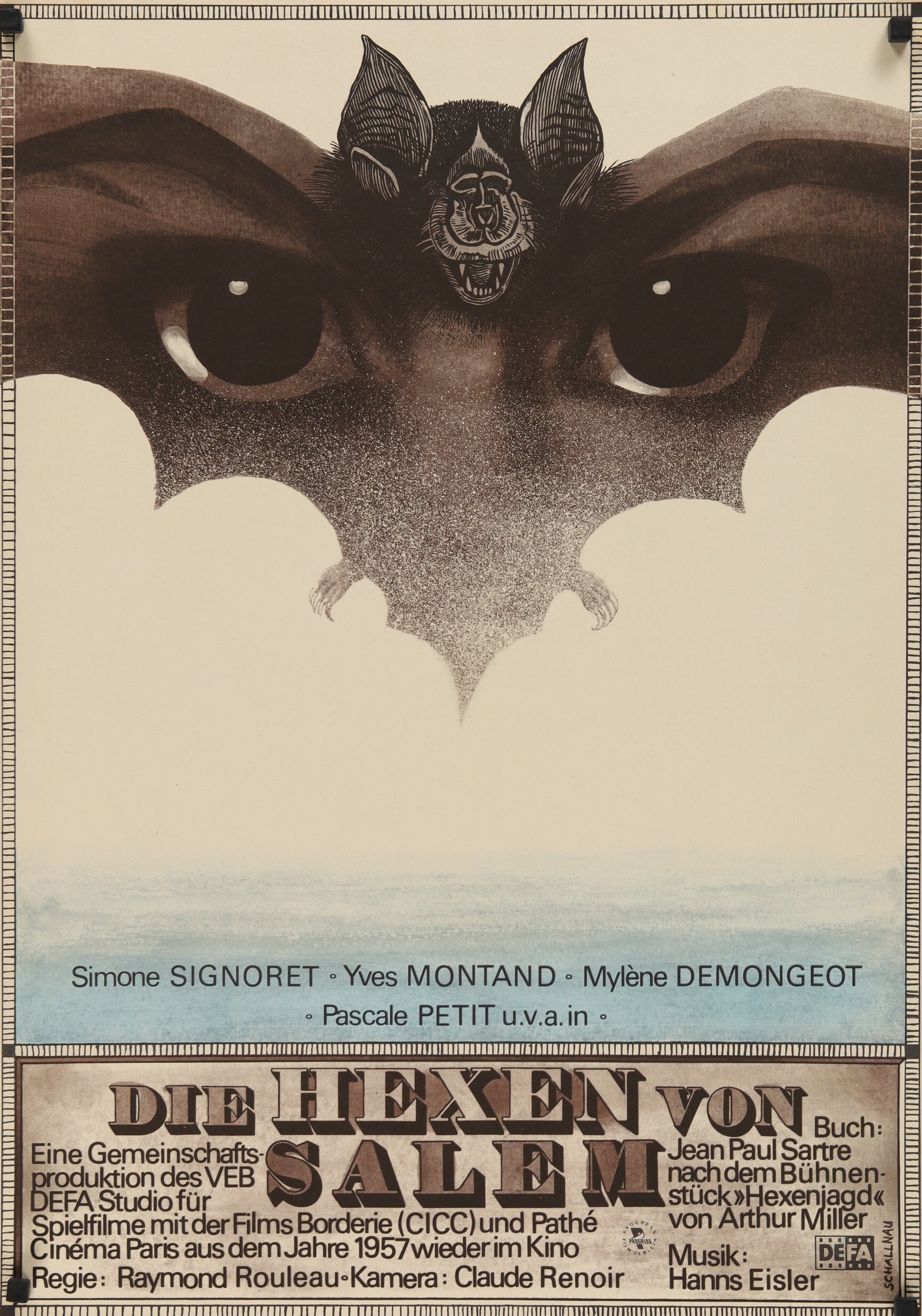 The Crucible- German - Authentic Vintage Poster