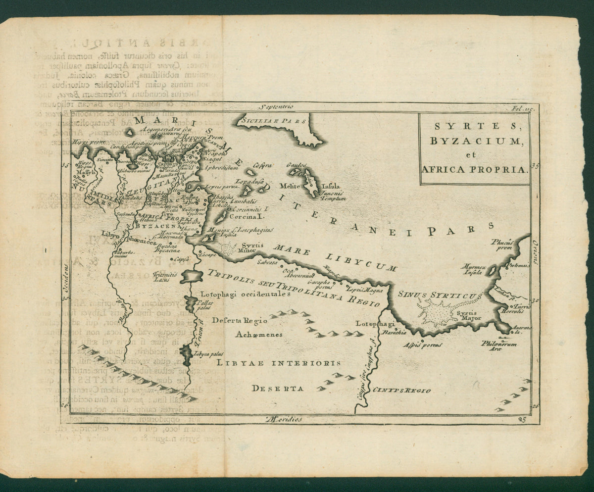 Ancient Egypt- Antique Map (1836) - Authentic Vintage Antique Print