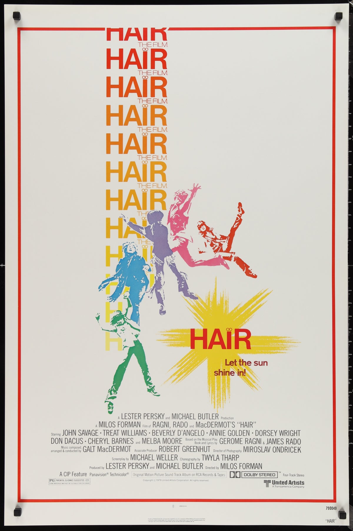 Hair the Musical - Authentic Vintage Poster