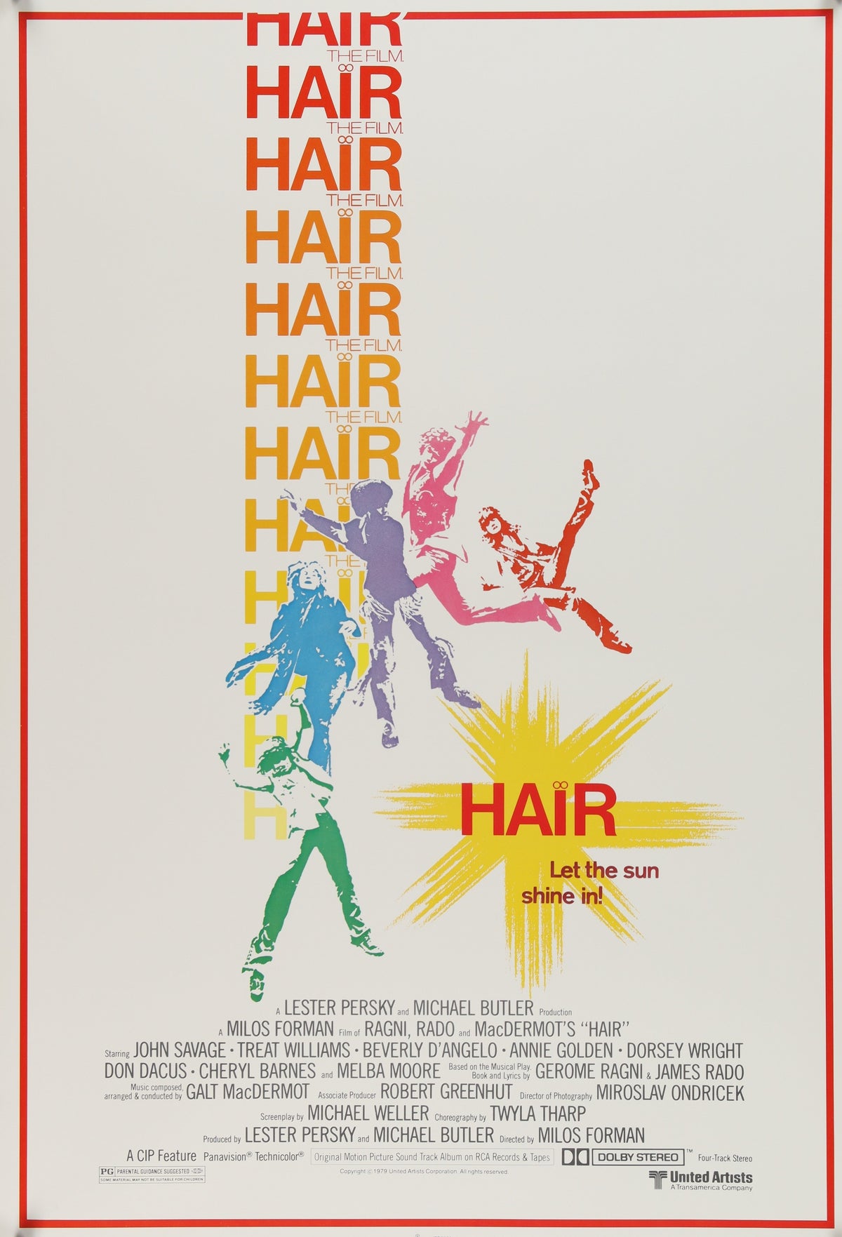 Hair the Musical - Authentic Vintage Poster