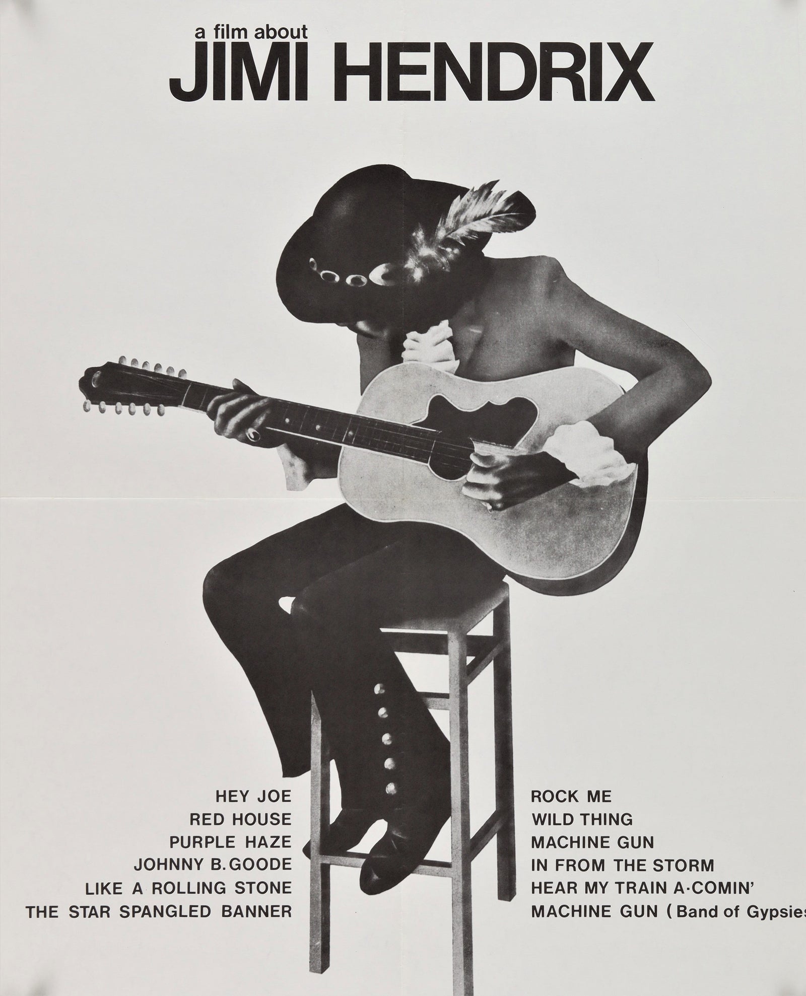 A Film About Jimi Hendrix - Authentic Vintage Poster