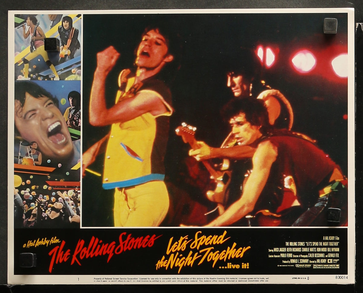 5 Rolling Stones Lobby Cards - Authentic Vintage Window Card