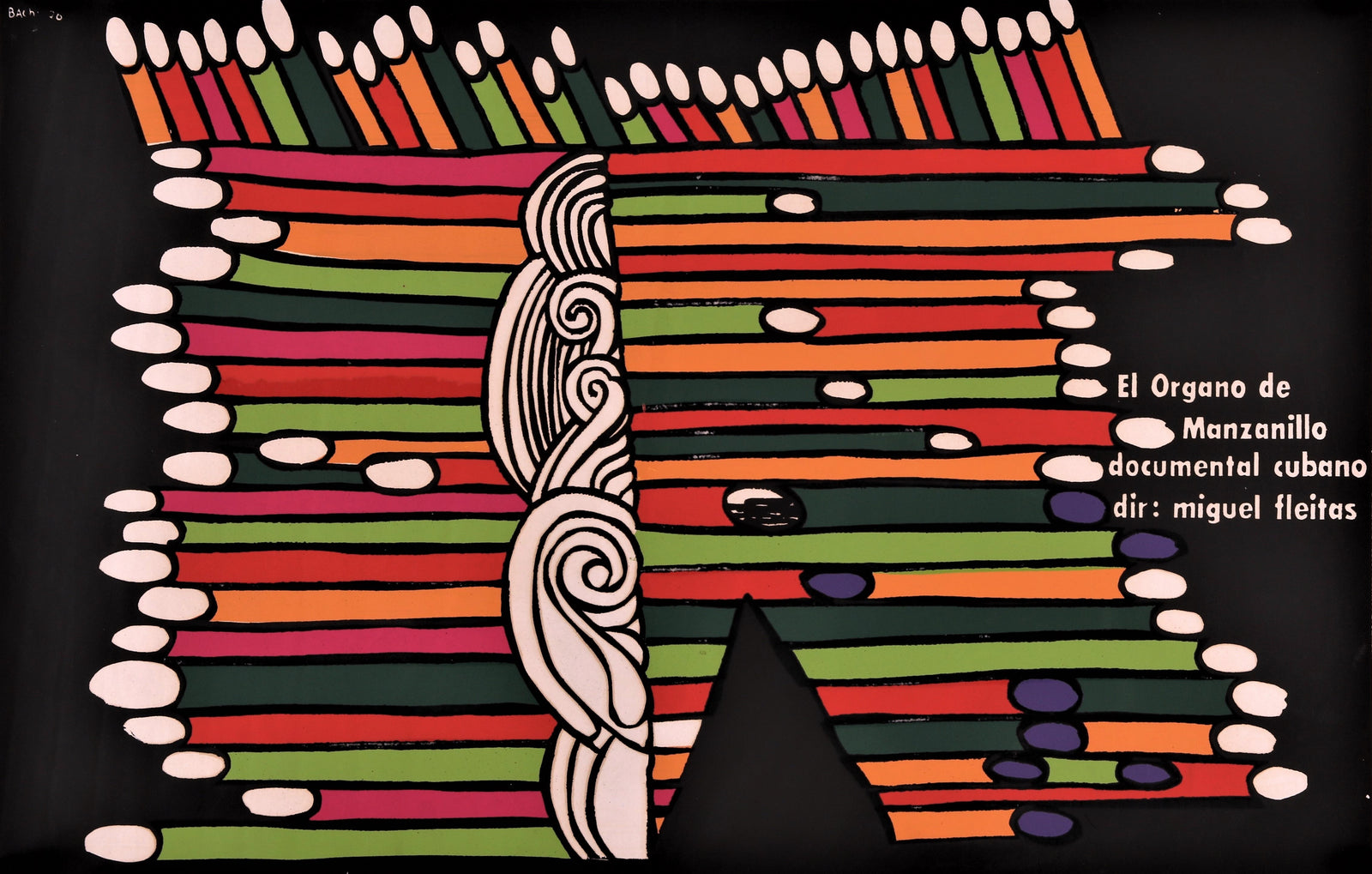 El Organo de Manzanillo - Authentic Vintage Poster