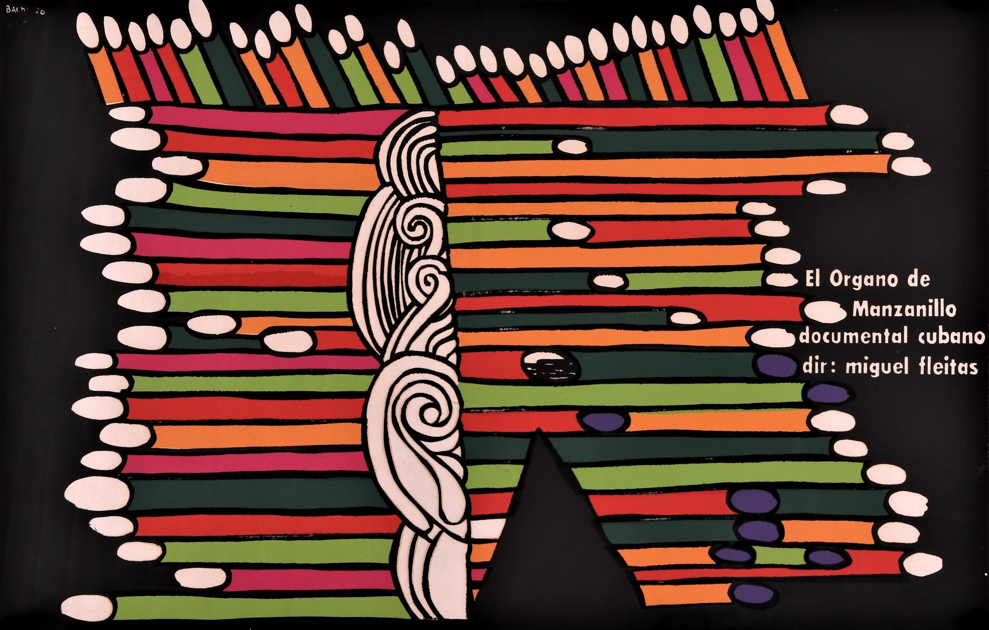 El Organo de Manzanillo - Authentic Vintage Poster