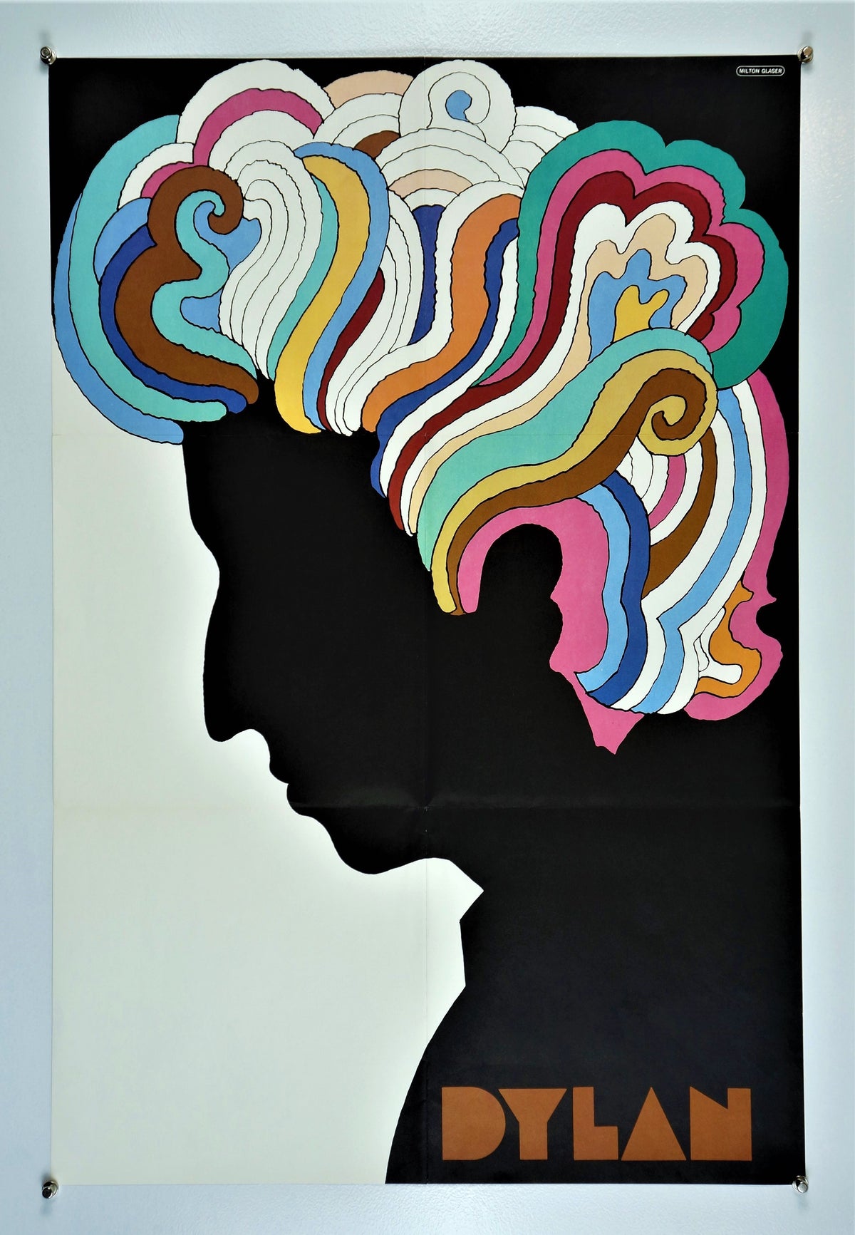 Bob Dylan, Milton Glaser - Authentic Vintage Poster