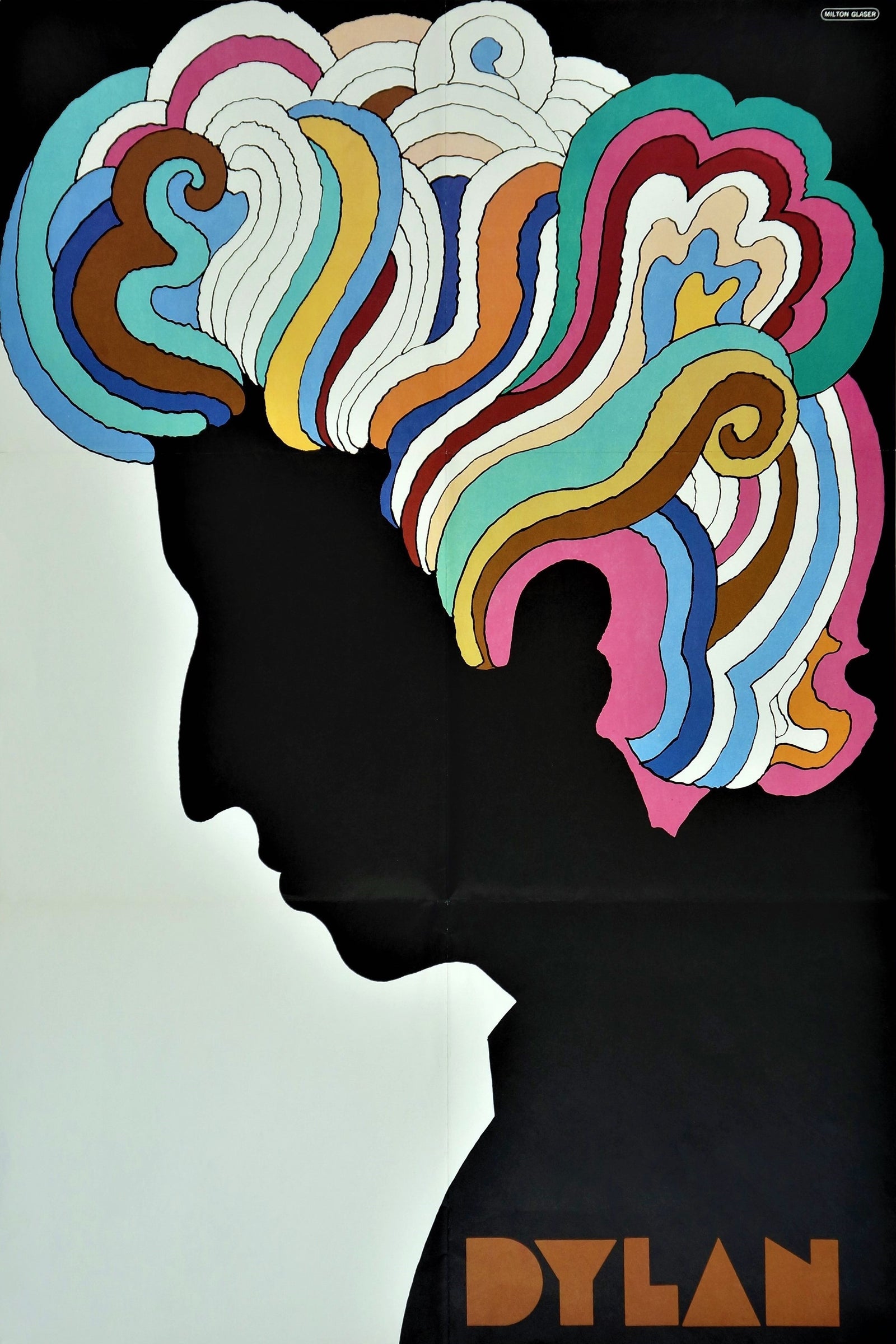Bob Dylan, Milton Glaser - Authentic Vintage Poster