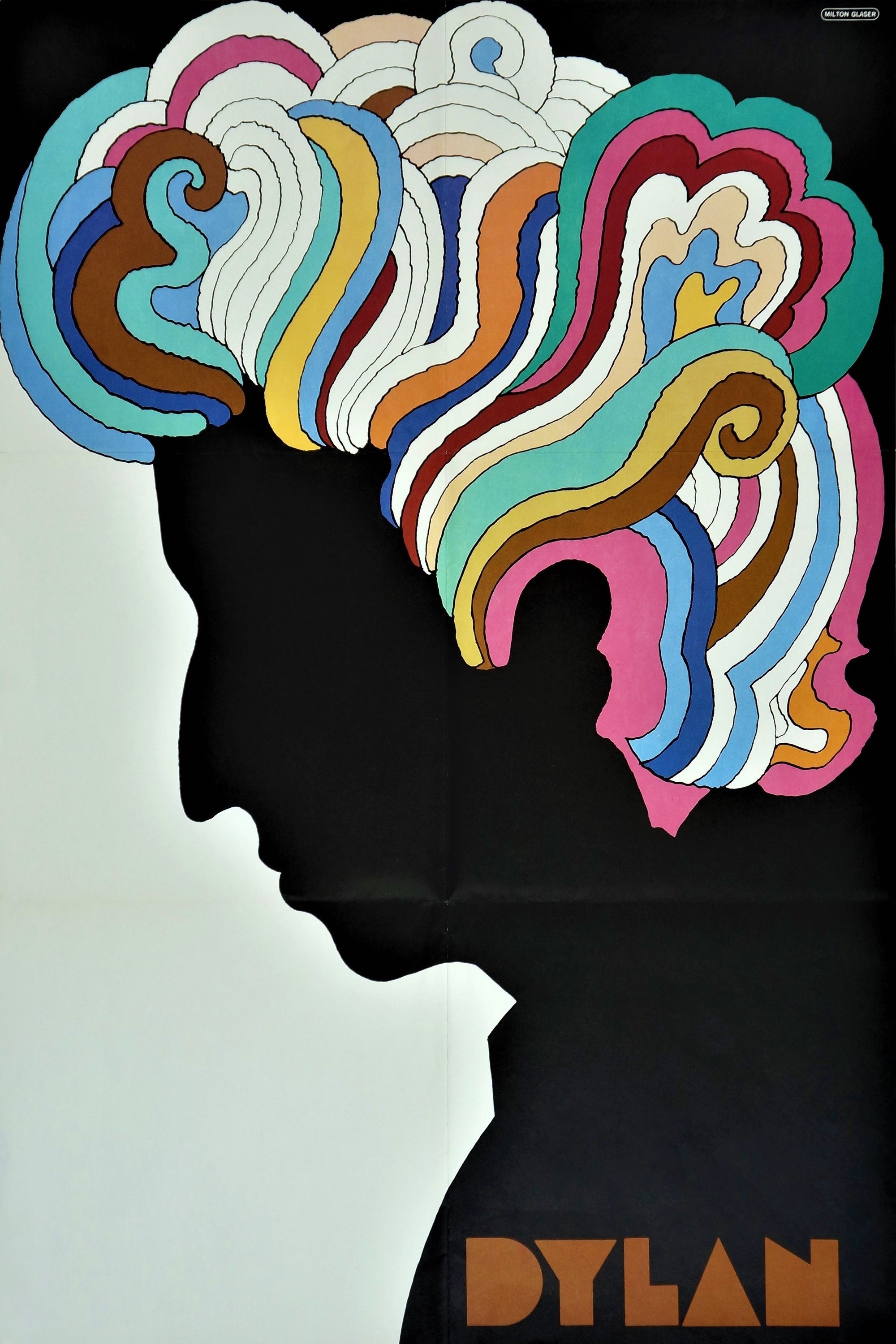 Bob Dylan, Milton Glaser - Authentic Vintage Poster