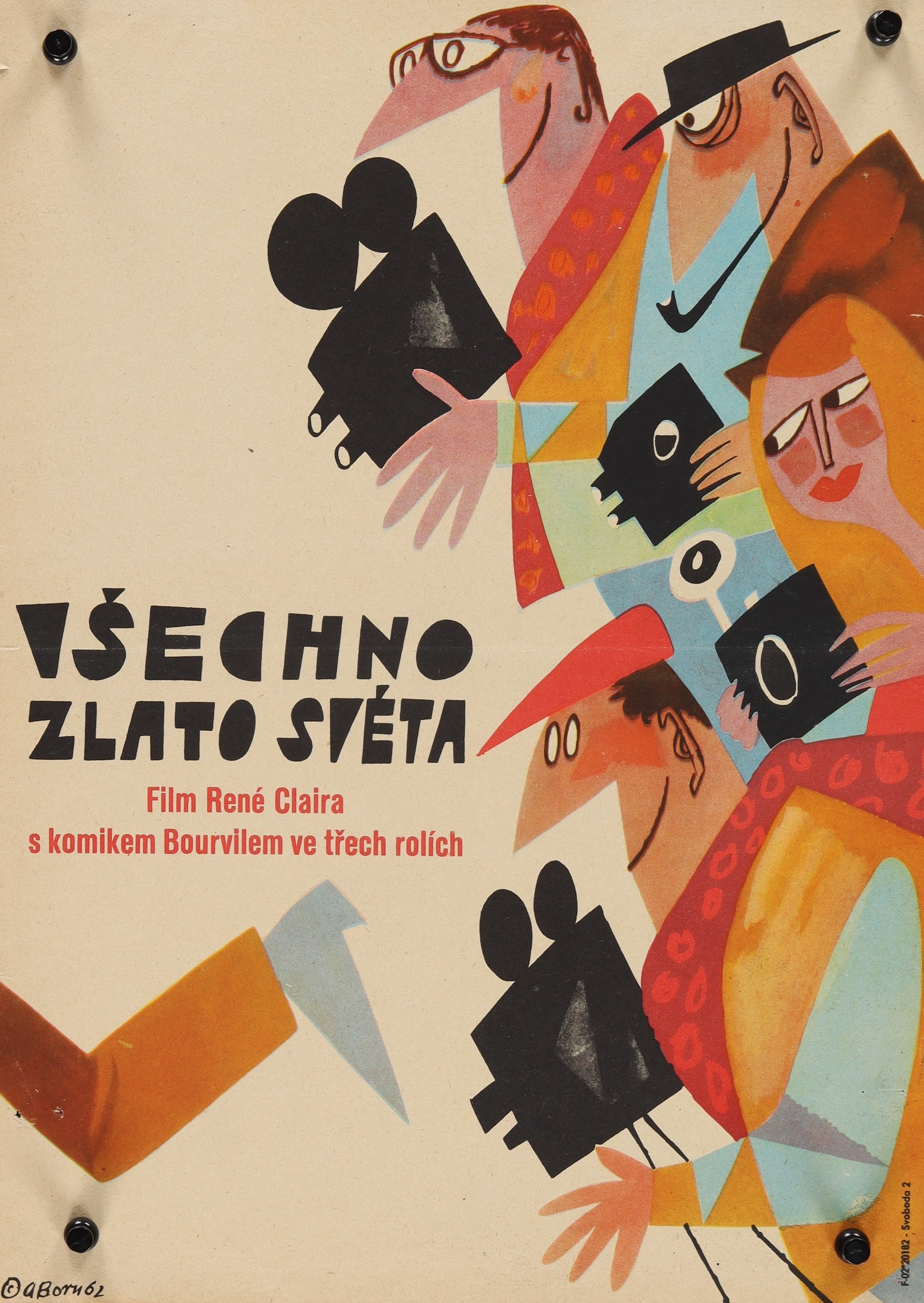 Tour D'or Du Monde- All The Gold in the World - Authentic Vintage Poster