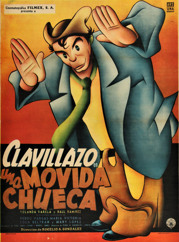 Una Movida Cheuca- A Crooked Move - Authentic Vintage Poster