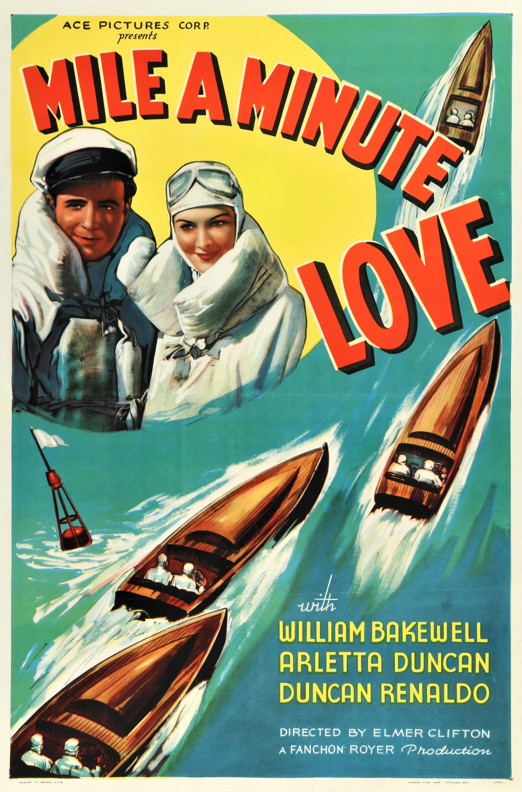 Mile a Minute Love - Authentic Vintage Poster