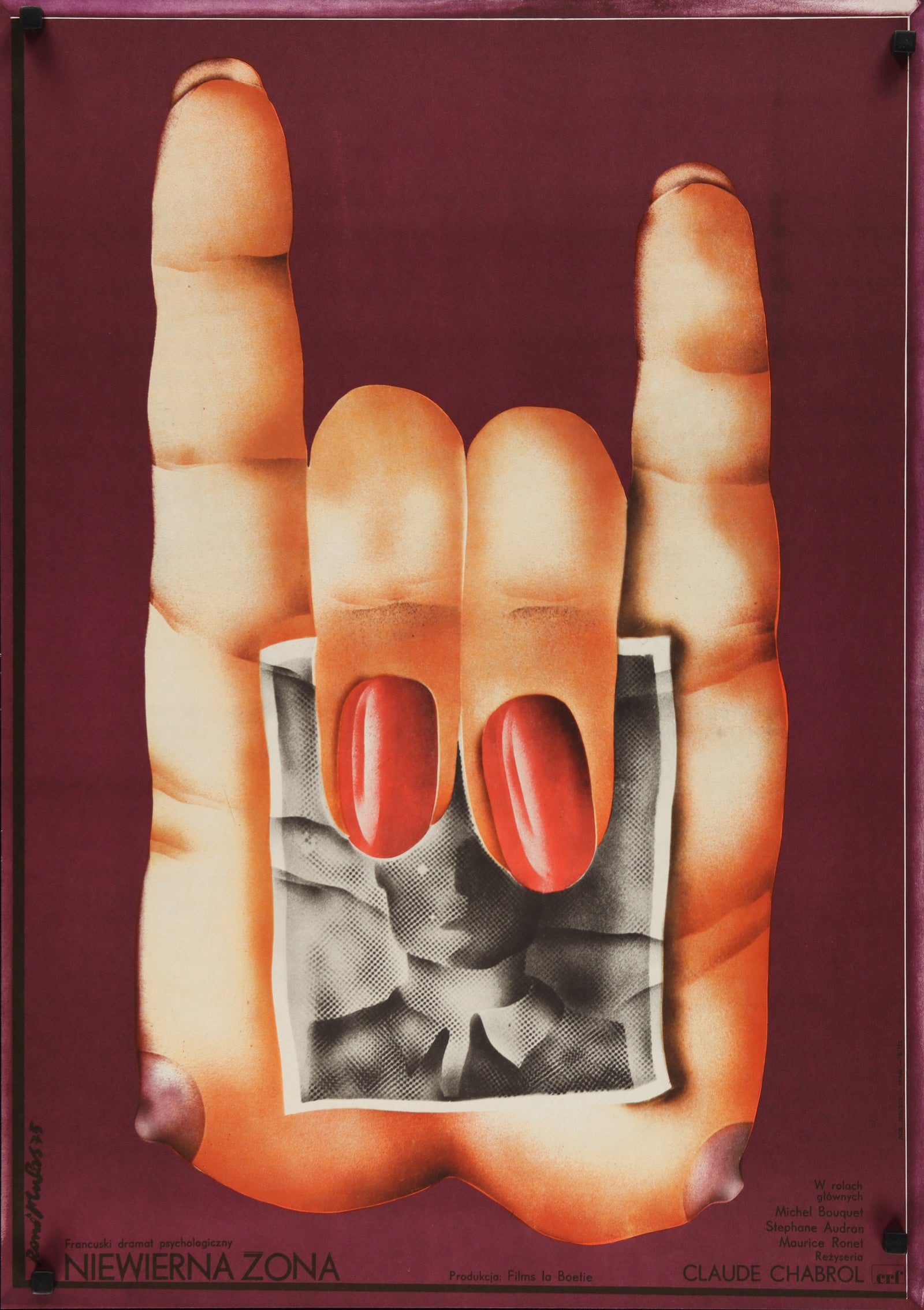 Niewierna Zona- Unfaithful Wife - Authentic Vintage Poster