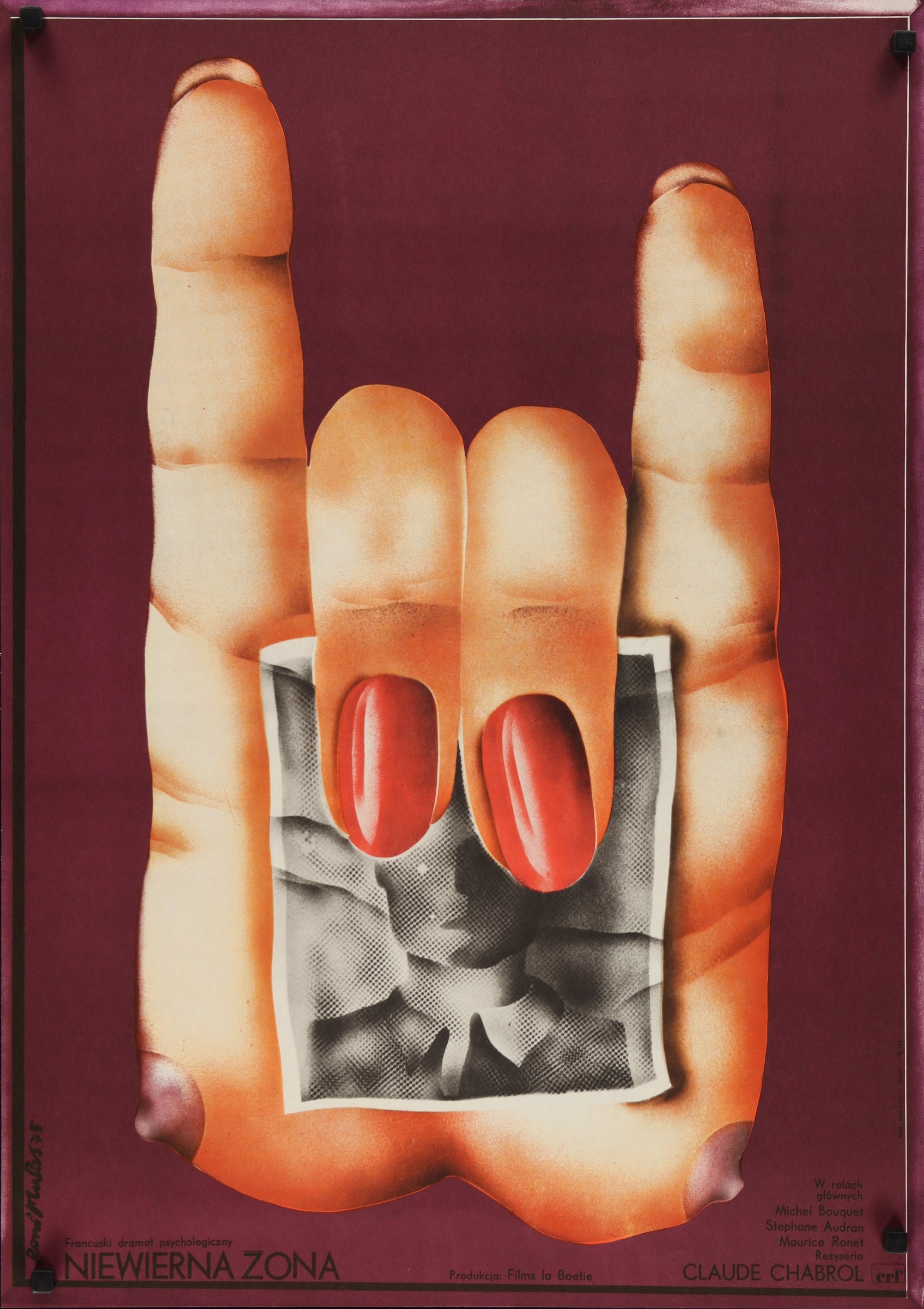 Niewierna Zona- Unfaithful Wife - Authentic Vintage Poster