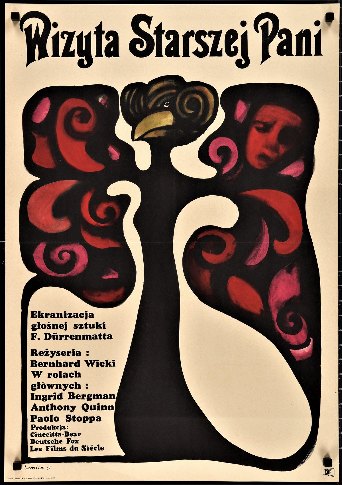 The Visit- Wizyta Starszej Pani - Authentic Vintage Poster