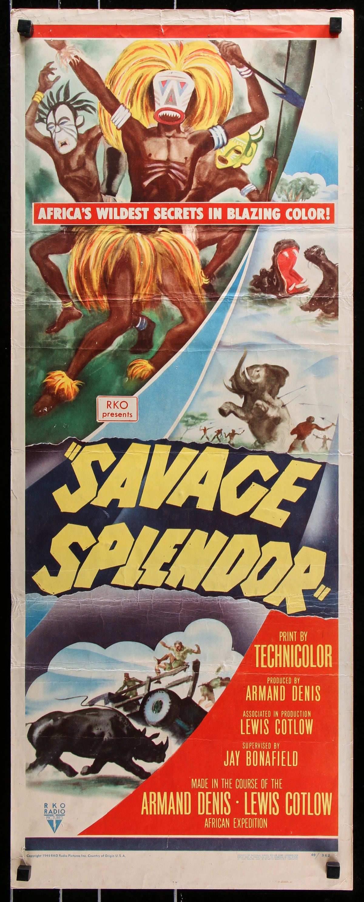 Savage Splendor - Authentic Vintage Poster
