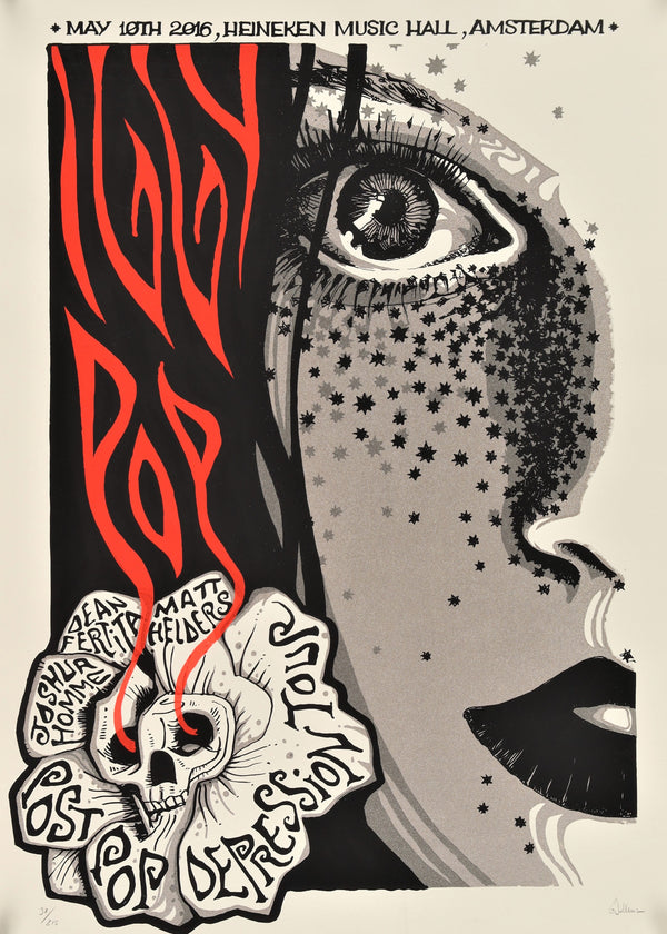 Iggy Pop- Heineken Music Hall - Authentic Vintage Poster