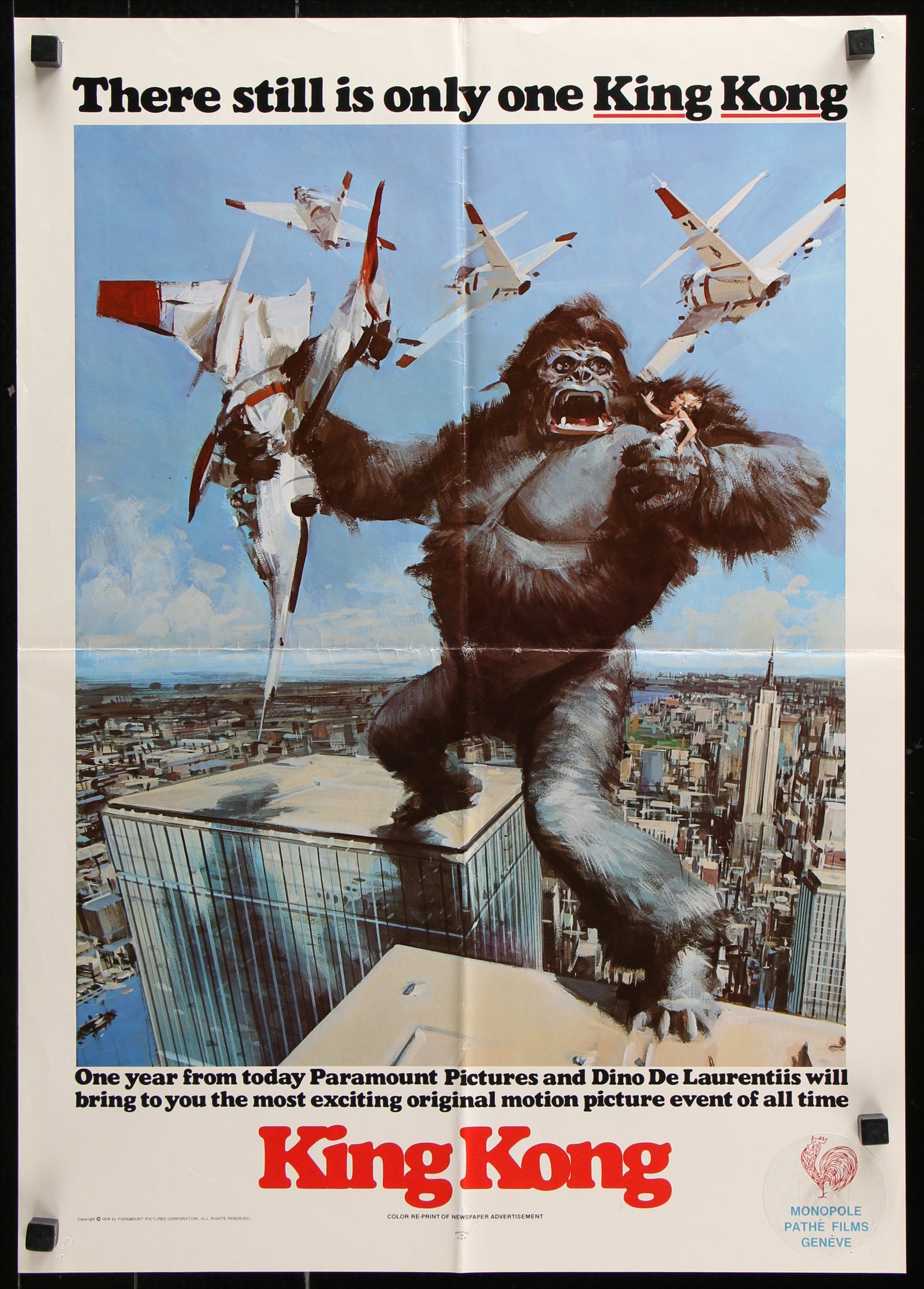 King Kong - Authentic Vintage Poster