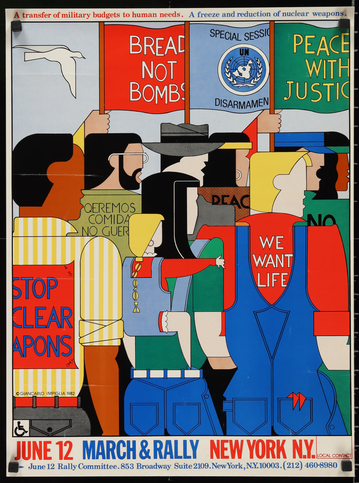 March &amp; Rally - Authentic Vintage Poster