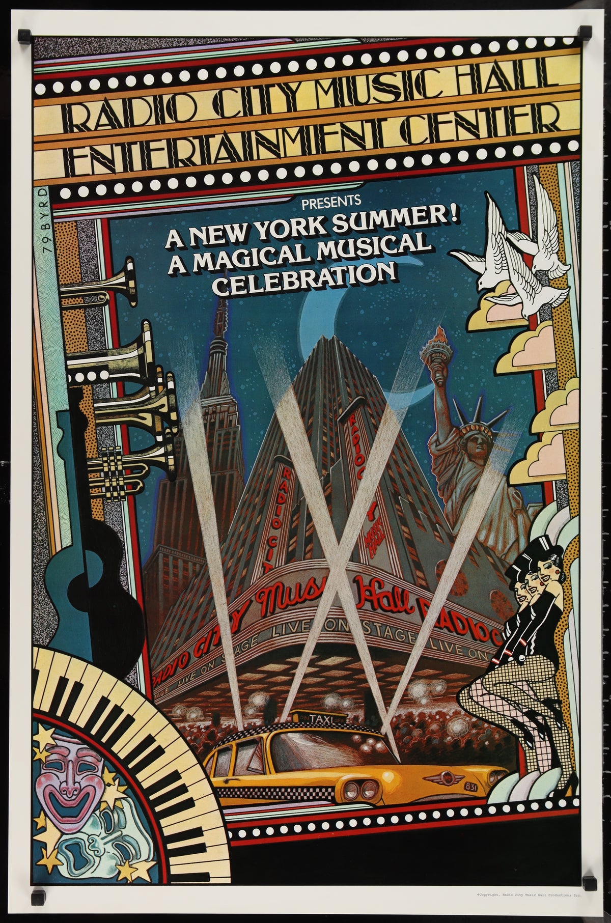 New York Summer - Authentic Vintage Poster
