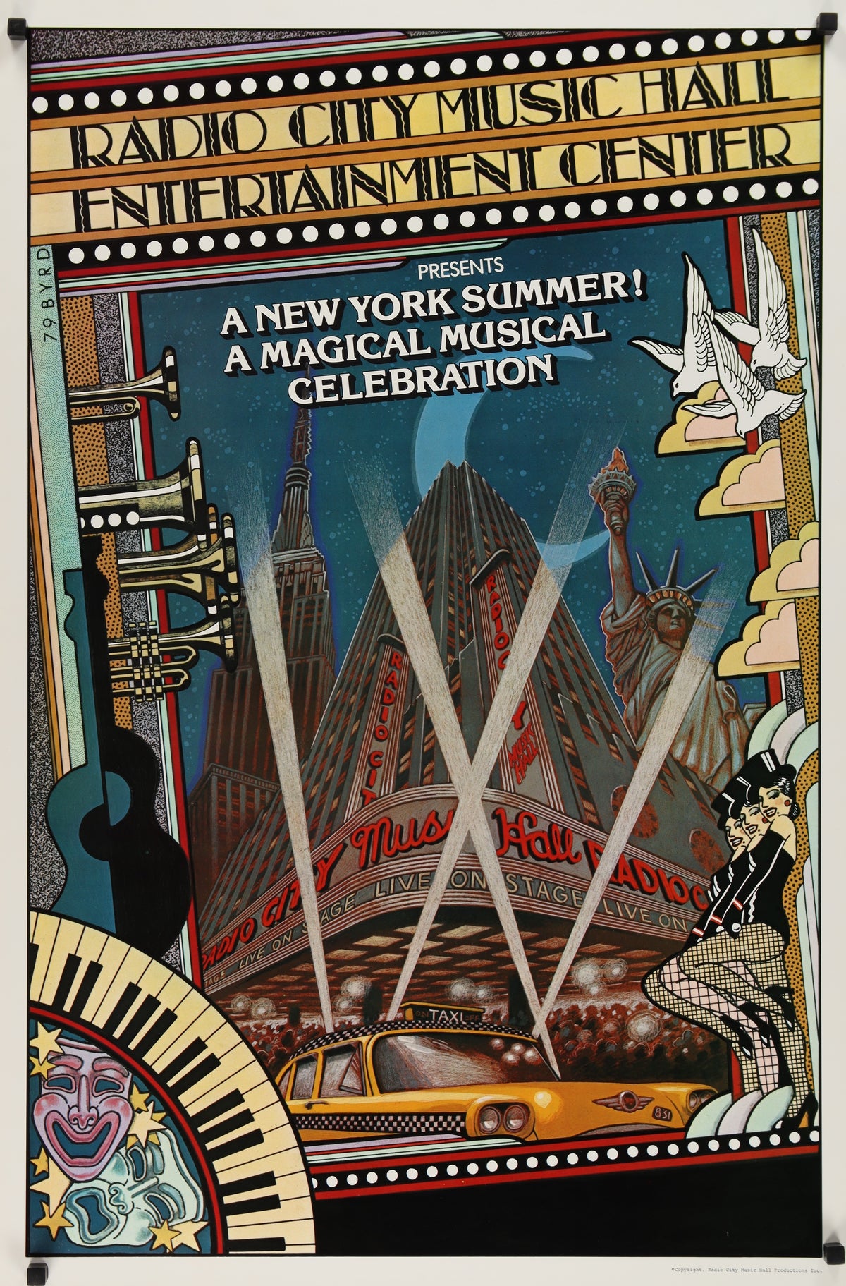 New York Summer - Authentic Vintage Poster