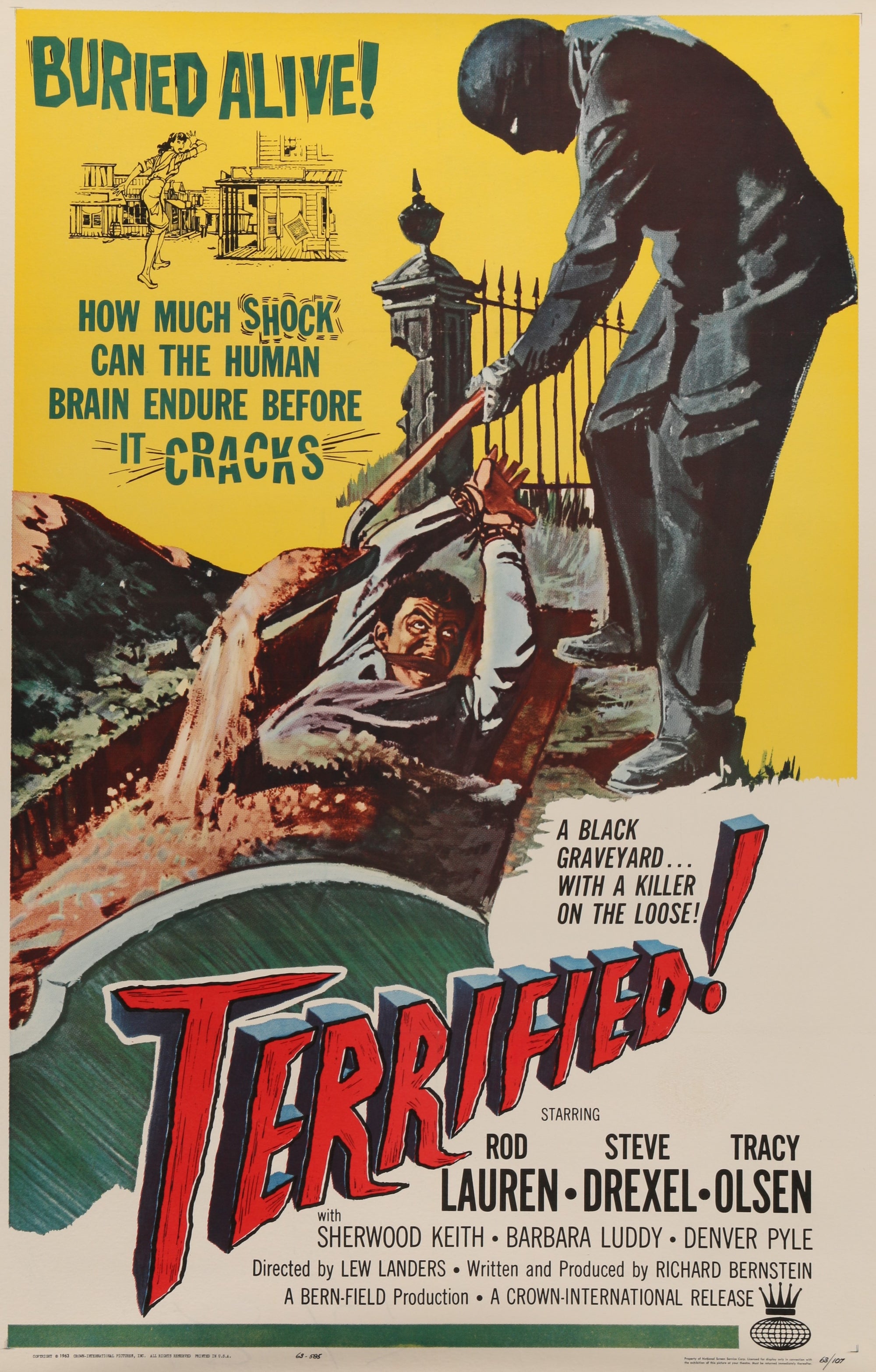 Terrified! - Authentic Vintage Poster