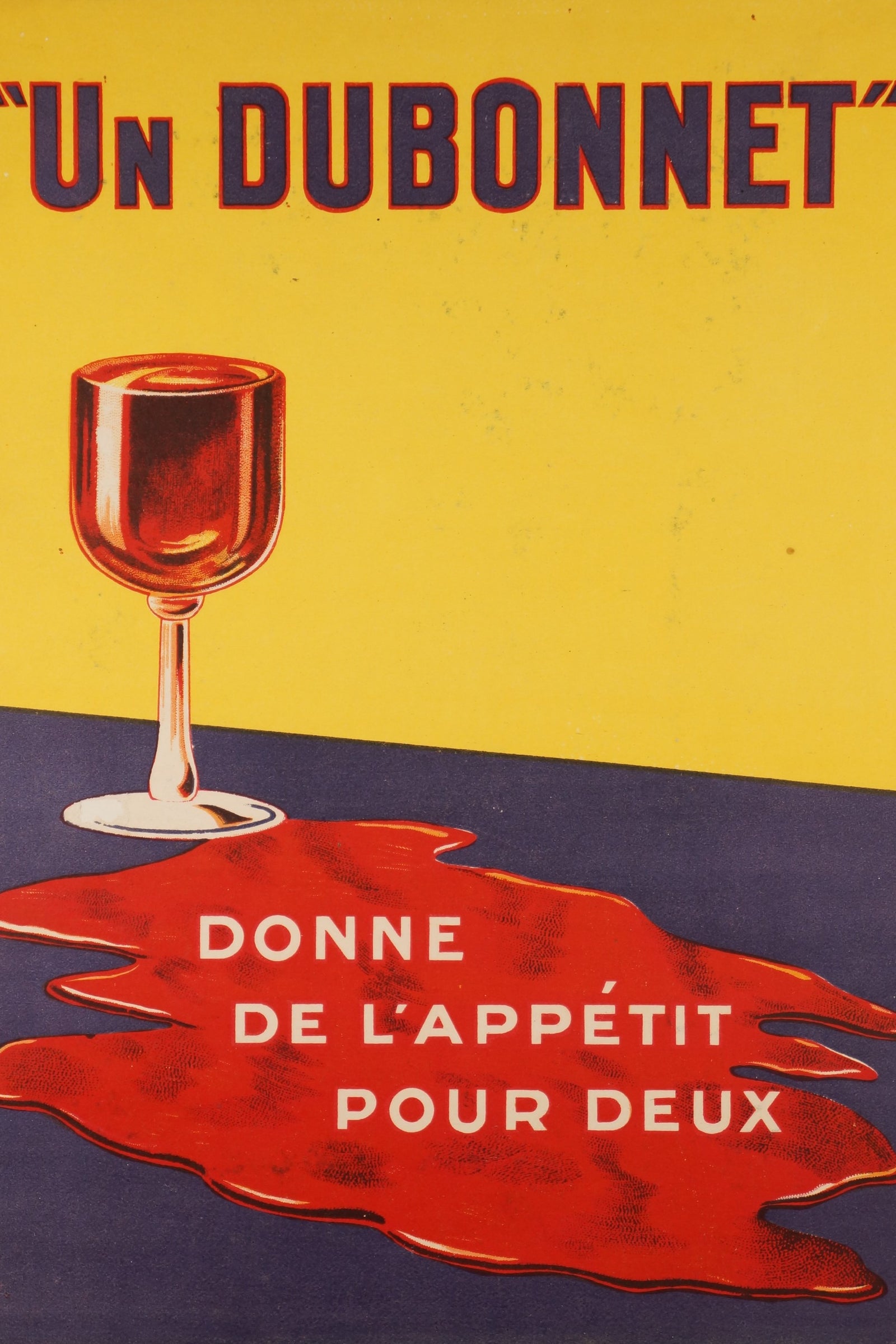 Un Dubonnet - Authentic Vintage Poster